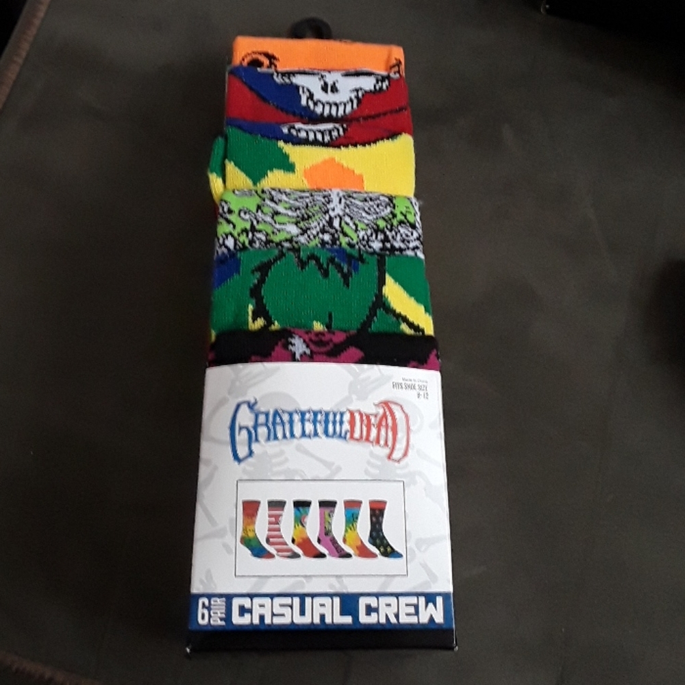 Grateful Dead casual crew socks